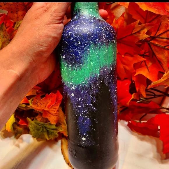 Night Sky Bottle Art - Picture 2 of 3
